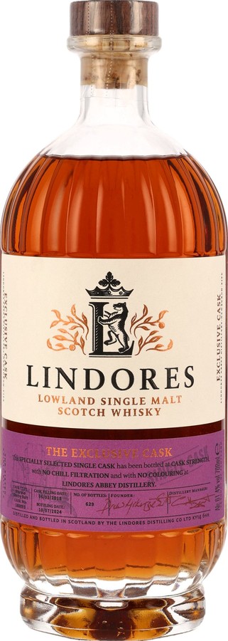 Lindores Abbey 2018 The Exclusive Cask Prineus GmbH 61.4% 700ml