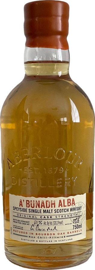 Aberlour A'bunadh Alba 60.1% 750ml