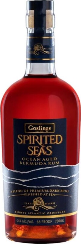 Goslings Spirited Seas Dark 44% 750ml