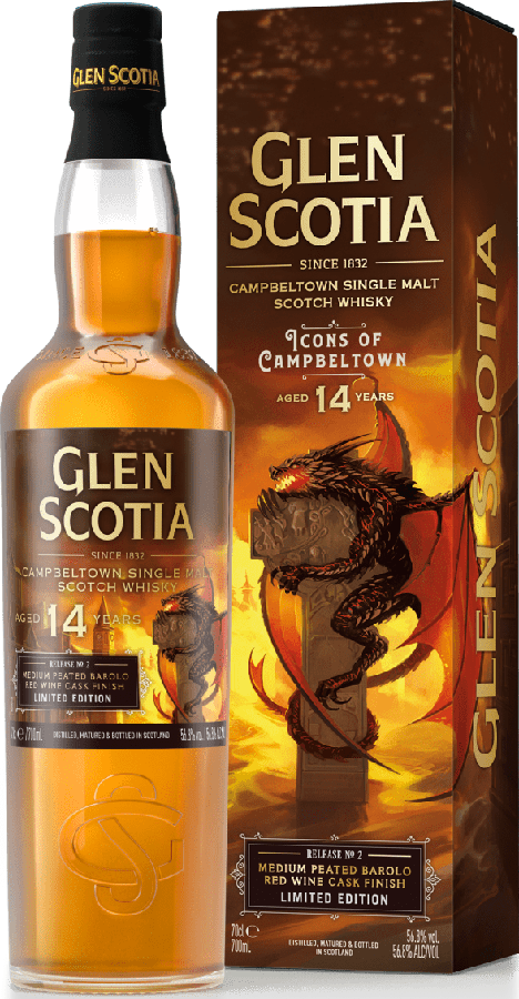 Glen Scotia 14yo Icons of Campbeltown Release No. 2: The Dragon 56.8% 700ml