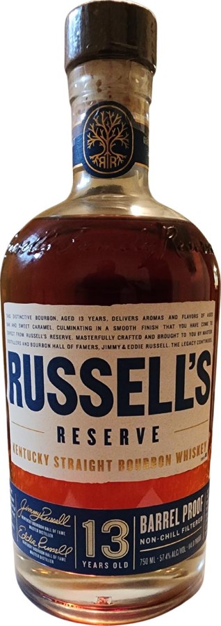 Russell's Reserve 13yo Kentucky Straight Bourbon Whisky 57.4% 750ml