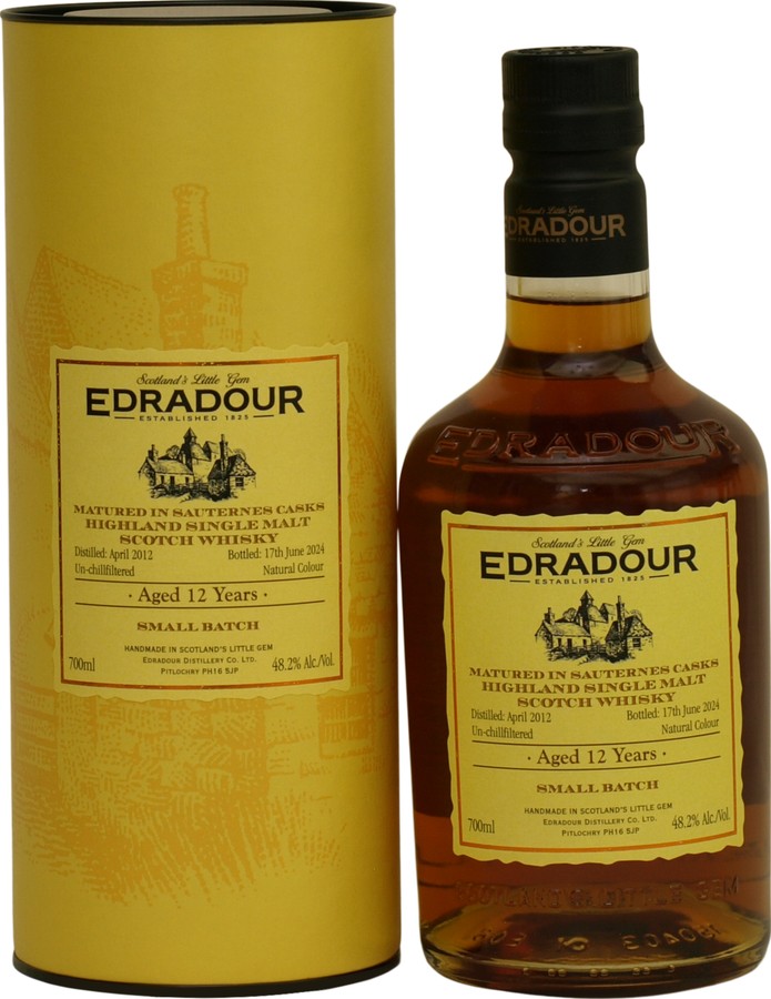 Edradour 2012 Sauternes Cask Matured 48.2% 700ml