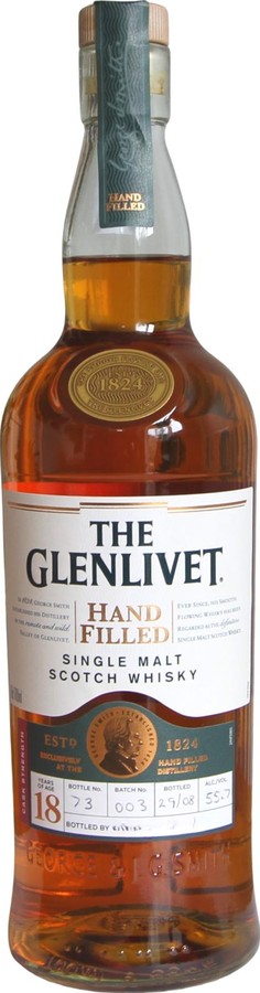 Glenlivet 18yo Hand filled at the distillery 55.7% 700ml