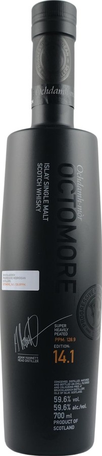 Octomore Edition 14.1 128.9 PPM The Impossible Equation 59.6% 700ml