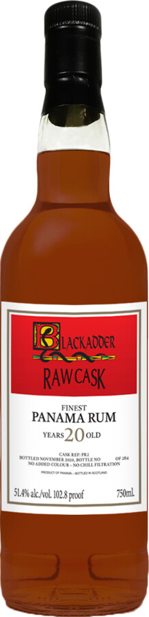 Blackadder Raw Cask Panama Rum 20yo 51.4% 750ml