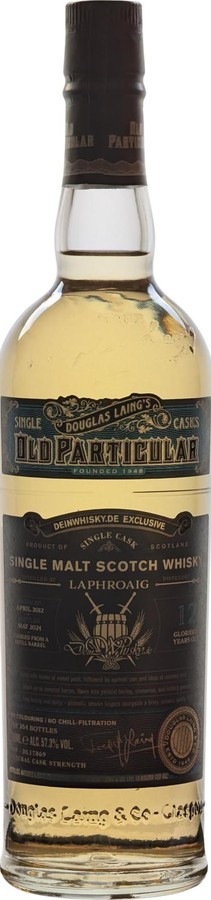 Laphroaig 2012 DL Old Particular deinwhisky.de 57.3% 700ml