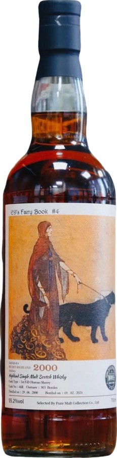 Highland Single Malt Scotch Whisky 2000 UD ED's Fairy Book Pure Malt Collection Co. Ltd 55.2% 700ml