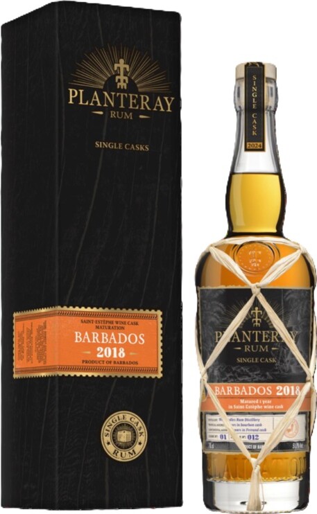 Planteray 2018 West Indies Rum Distillery Barbados Cask #01 51.7% 700ml