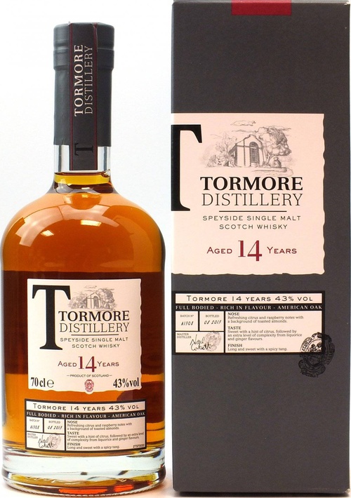 Tormore 14yo American Oak Batch A1308 43% 700ml