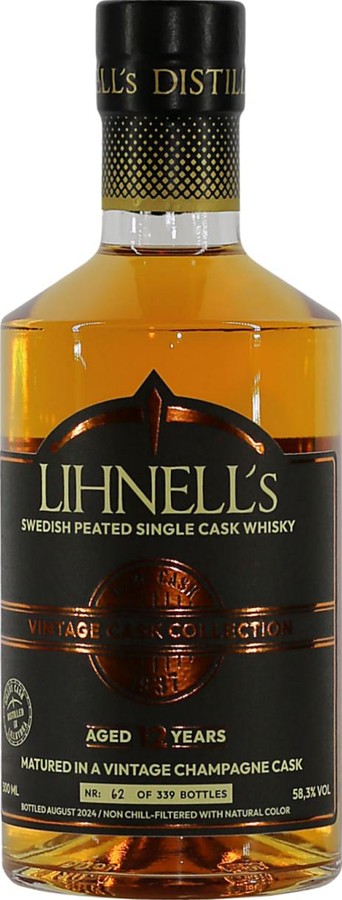 Lihnell's 12yo Vintage Cask Collection 58.3% 500ml