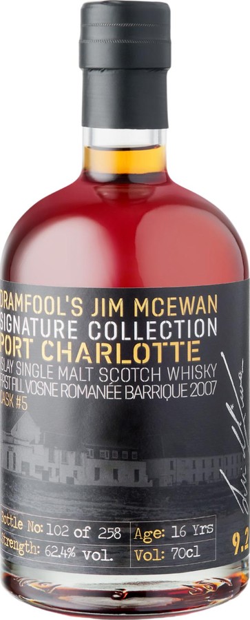 Port Charlotte 2007 Df Jim McEwan Signature Collection 9.2 62.4% 700ml