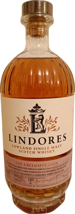 Lindores Abbey 2018 The Exclusive Cask Whiski Rooms 60.6% 700ml