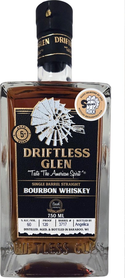 Driftless Glen 5yo Single Barrel Stein's Liquor 60% 750ml