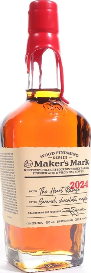 Maker's Mark The Heart Release Wood Finishing Series 55.85% 750ml