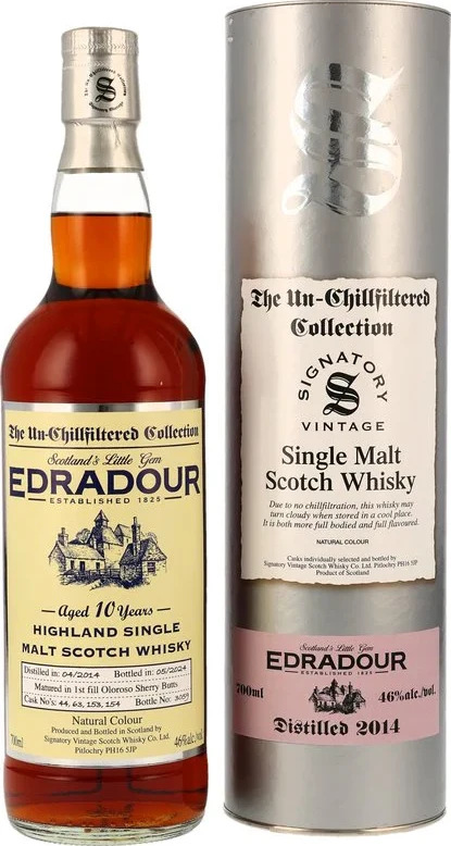 Edradour 2014 SV The Un-Chillfiltered Collection 46% 700ml