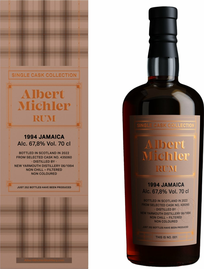 Albert Michler 1994 New Yarmouth Jamaica 67.8% 700ml