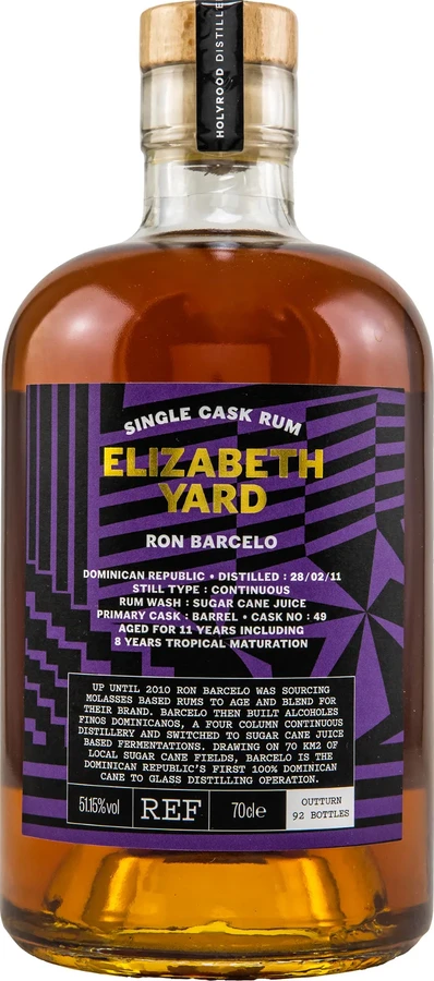 Elizabeth Yard 2011 Ron Barcelo #REF 11yo 51.15% 700ml