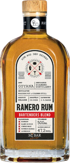 Ramero Rum Diamond Bartenders Blend Guyana 47.2% 500ml