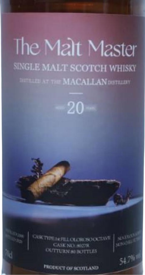 Macallan 2000 UD The Malt Master 54.7% 700ml