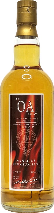 The OA Islay 5yo MNC Premium Line 58% 700ml