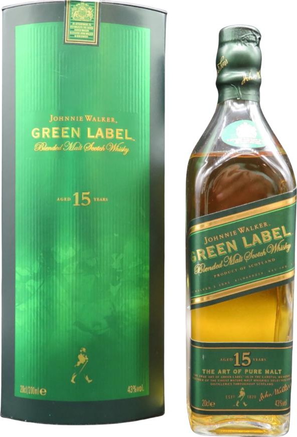 Johnnie Walker Green Label The Art of Pure Malt 43% 200ml