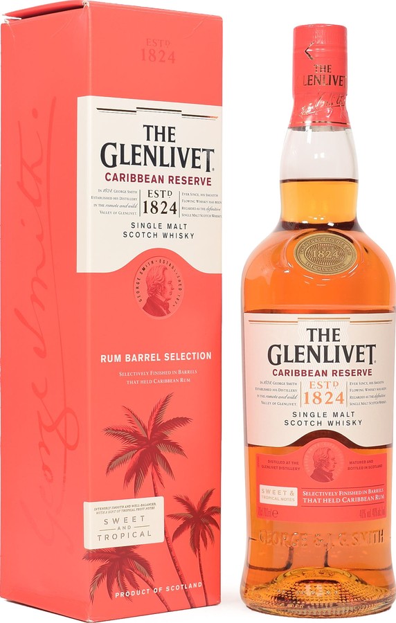 Glenlivet Caribbean Reserve 40% 700ml