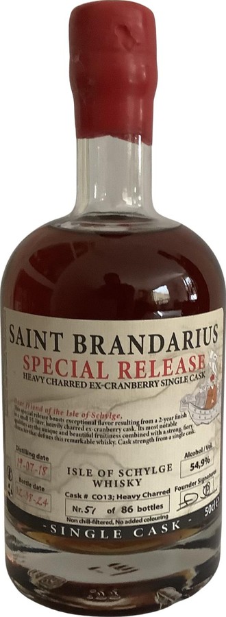 Saint Brandarius 2018 IoS Special release 54.9% 700ml