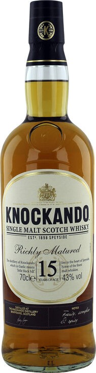 Knockando 15yo Richly Matured 43% 700ml