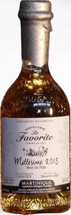 La Favorite 2015 Millesime Brut de Futs 8yo 51.9% 700ml