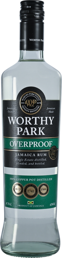 Worthy Park Jamaica Overproof 63% 700ml