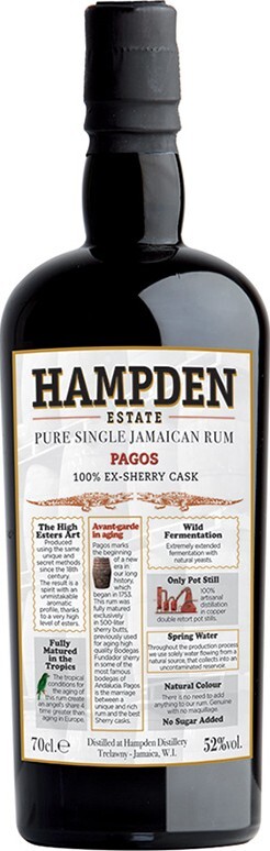 Velier Hampden Estate Pagos Sherry Cask 2023 Pure Single Jamaican LMDW Exclusive 52% 100ml