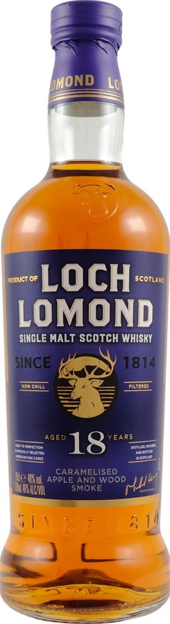 Loch Lomond 18yo Caramelised Apple and Wood Smoke 46% 700ml