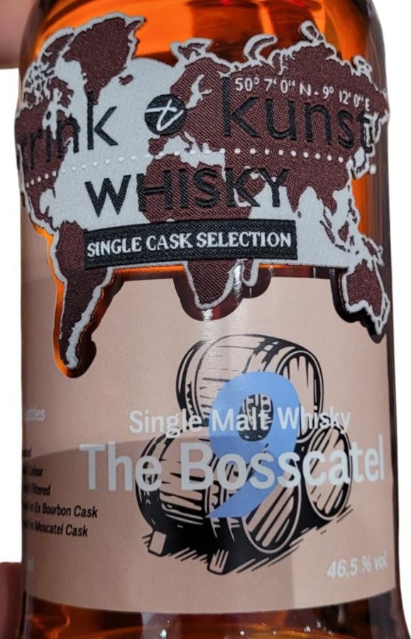 Trink Kunst 9yo TkKt The Bosscatel Single Cask Selection 46.5% 700ml