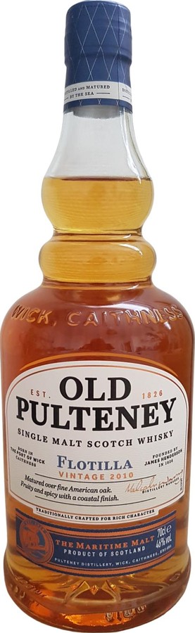 Old Pulteney 2010 Flotilla 46% 700ml