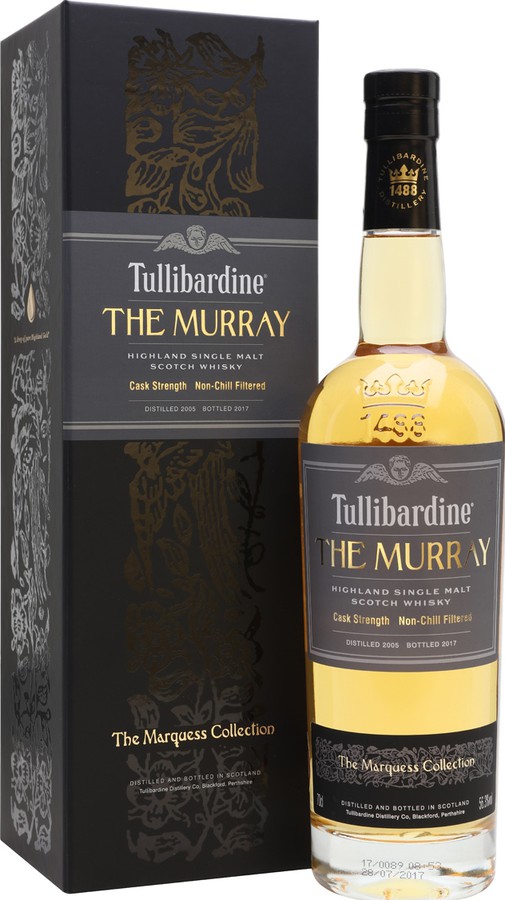 Tullibardine The Murray The Marquess Collection 1st Fill Bourbon Casks 56.1% 700ml