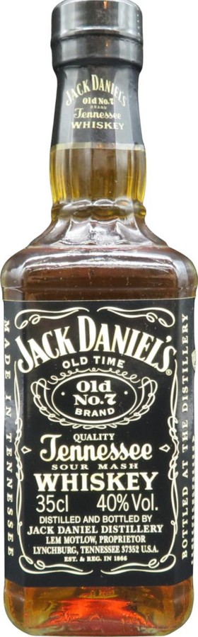 Jack Daniel's No. 7 Old Time Brown-Forman Beverages. Europe Ltd. 20139 Hamburg 40% 350ml