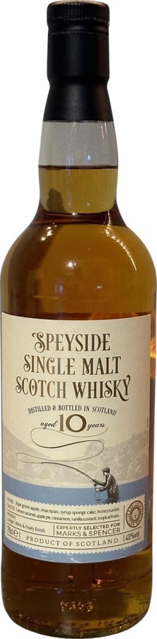 Speyside Single Malt Scotch Whisky 10yo SWD Marks & Spencer 40% 700ml