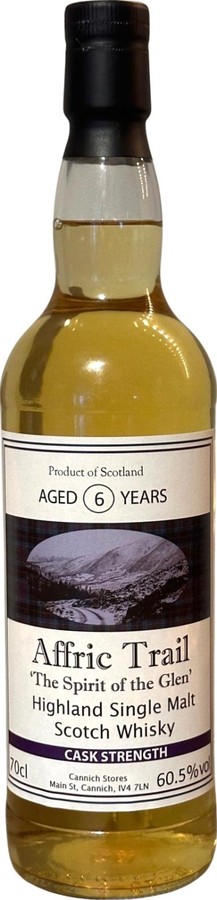 Balblair 2018 Affric Trail Spirit of the Glen Cannich Stores 60.5% 700ml