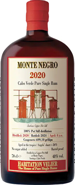 Habitation Velier 2019 Monte Negro Collection Foundations 4yo 48% 700ml