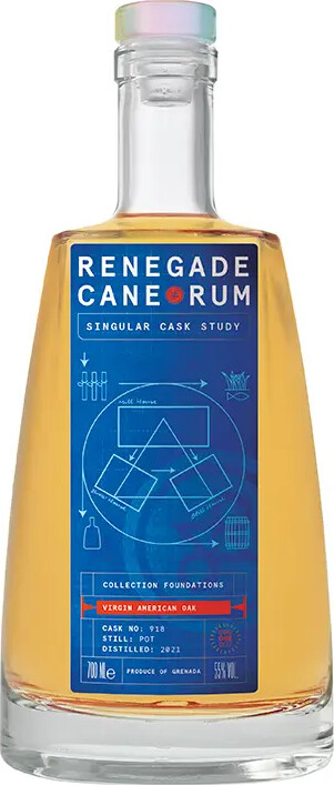 Renegade 2021 Singular Cask Study Virgin American Oak Single Cask #918 Collection Foundations 55% 700ml