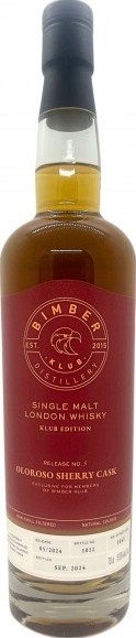 Bimber Klub Edition Release No. 5 51.8% 700ml