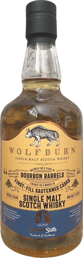 Wolfburn 2016 Vibrant Stills Small Batch Alba Import 50% 700ml