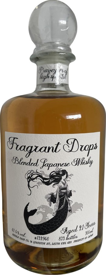 Japanese Blended Whisky 21yo KCC Fragrant Drops 47.4% 700ml