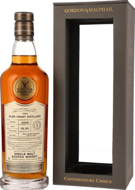 Glen Grant 2009 GM Connoisseurs Choice Cask Strength Germany by Kirsch Import 56.9% 700ml