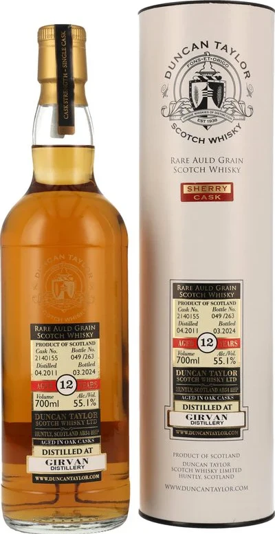 Girvan 2011 DT Rare Auld Grain 55.1% 700ml