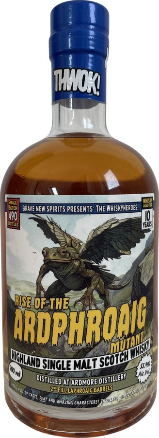 Ardmore 10yo BNSp Whisky Heroes Rise of the Ardphroaig Mutant 55.9% 700ml