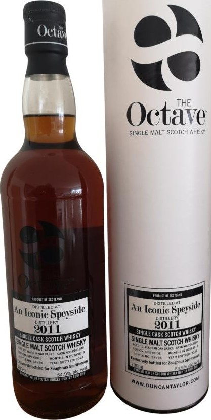 An Iconic Speyside 2011 DT The Octave Zeughaus Spirituosen 49% 700ml