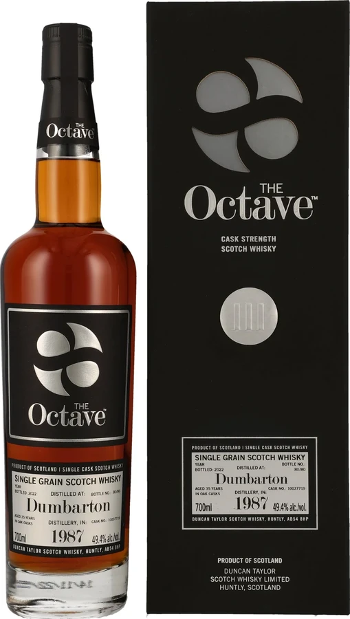 Dumbarton 1987 DT The Octave Oak Cask 49.4% 700ml