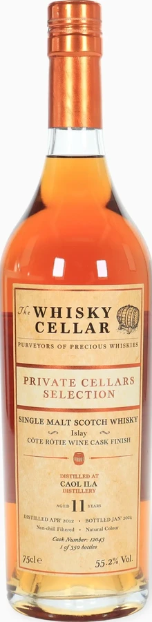 Caol Ila 2012 TWCe Private Cellars Selection 55.2% 750ml