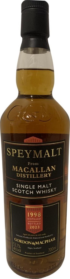 Macallan 1998 GM Speymalt 53.7% 700ml